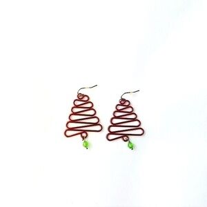 VINTAGE CHRISTMAS TREE EARRINGS​​